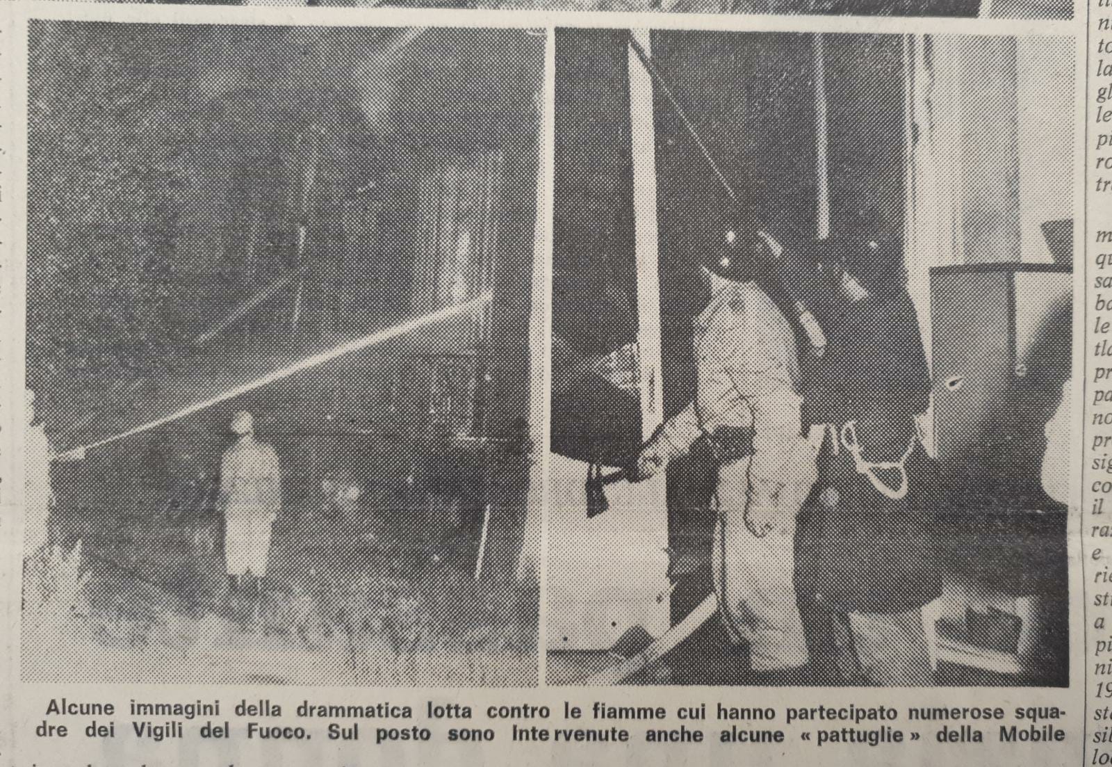 23 settembre 1968: Il terribile incendio alle Acque della Salute